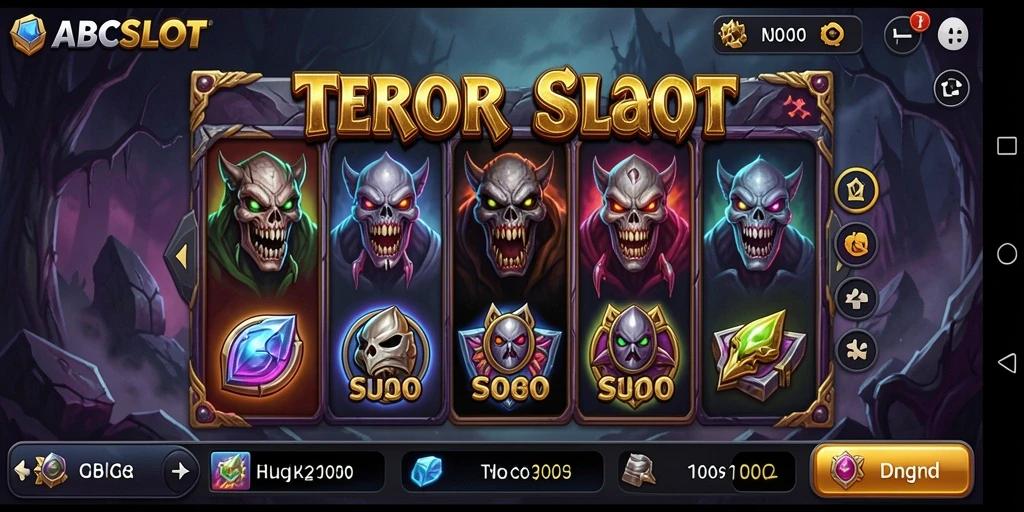 Tampilan gameplay berdarah dan menyeramkan dari ABCSLOT.
