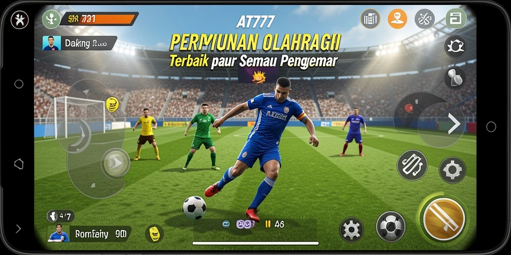 Tampilan gameplay seru dan kompetitif dari AT777.