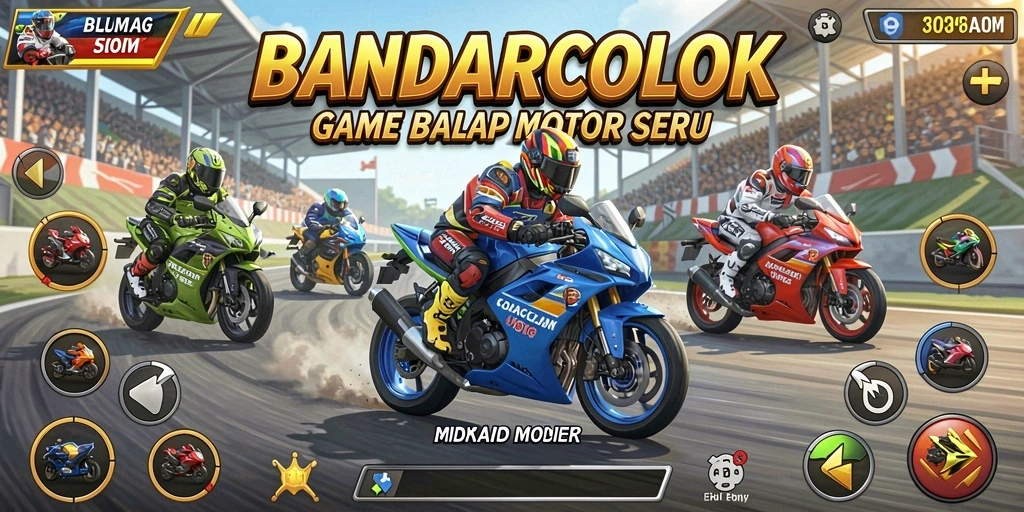 Gambaran gameplay seru dalam BANDARCOLOK yang memikat.