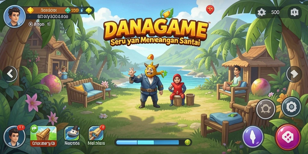 Tampilkan gameplay seru dan penuh warna dari DANAGAME.