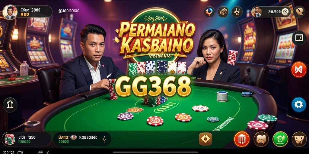 Screenshot utama GG368 menampilkan permainan kasino yang seru dan menegangkan.