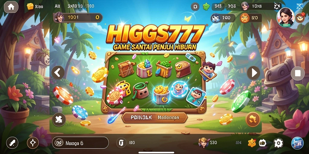 Screenshot gameplay HIGGS777 yang menunjukkan keseruan bermain santai.