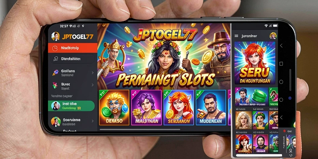 Tampilan gameplay menarik dari JPTOGEL77 yang penuh warna.