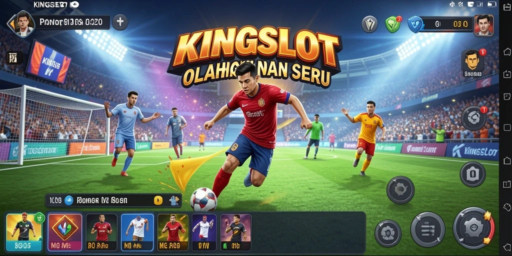 Tampilan gameplay KINGSLOT yang menarik dalam pertandingan olahraga.