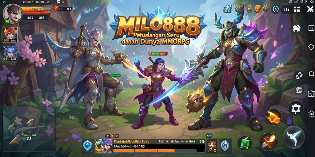 Tampilan gameplay seru di MILO88 dengan aksi pertarungan yang dinamis.