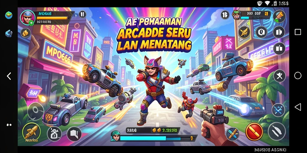 Tampilan gameplay seru dan dinamis dari MPO666.