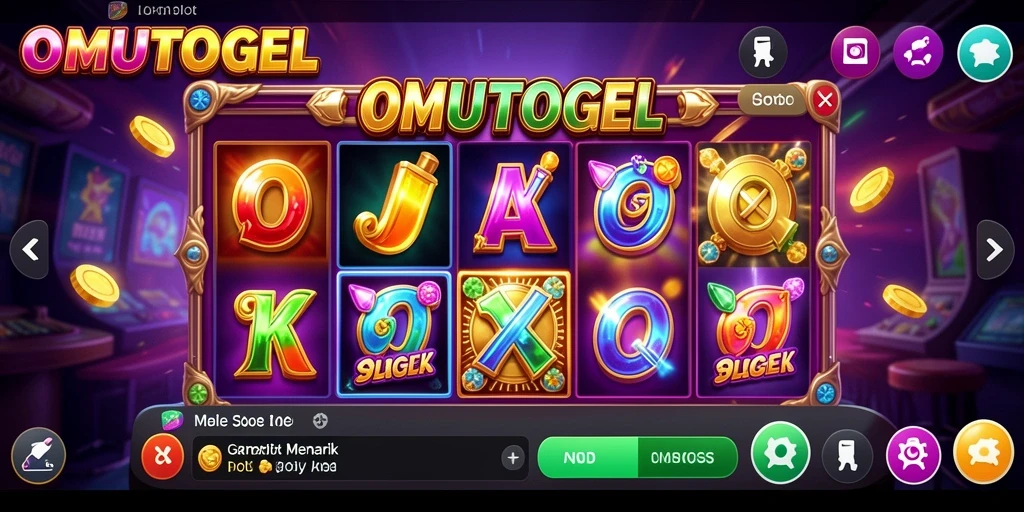 Menampilkan gameplay slot OMUTOGEL yang seru dan menarik.