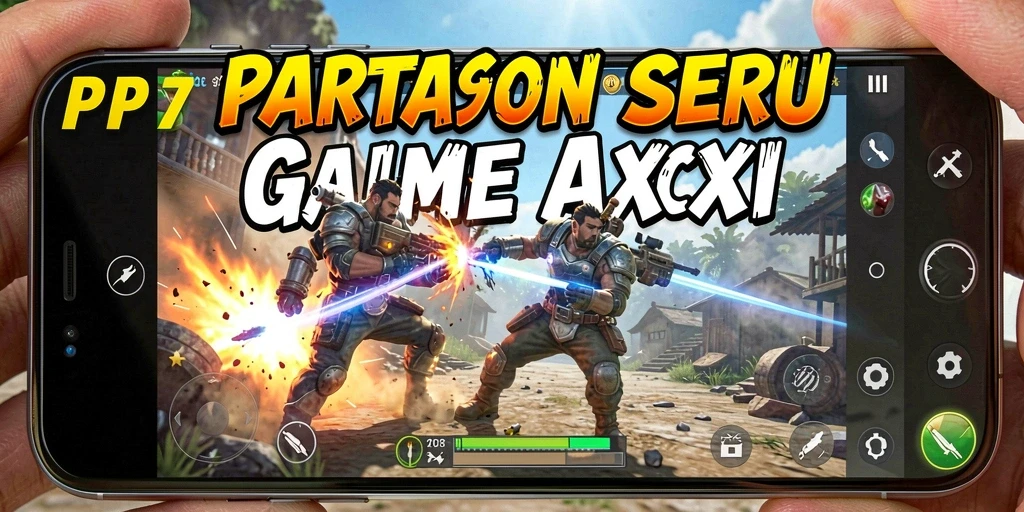 Tampilan seru gameplay PP7 dengan aksi pertarungan yang menegangkan.