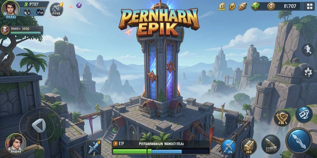 Tangkap momen seru gameplay PT707 dengan menara pertahanan yang strategis.