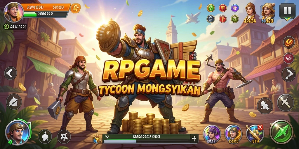 Tampilan gameplay RPGAME yang penuh aksi dan strategi.
