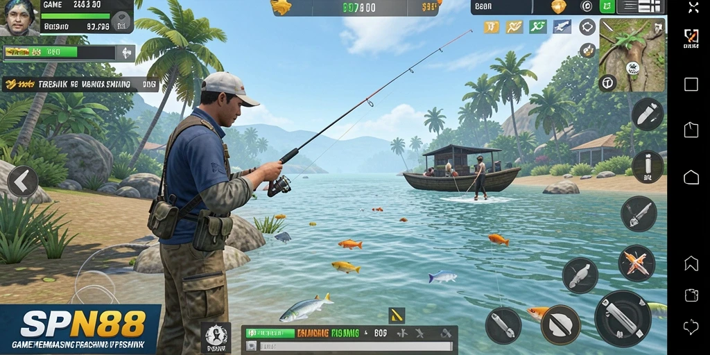 Tangkapan ikan besar dalam permainan Fishing yang mendebarkan.