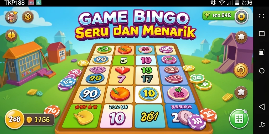 Tampilan menarik gameplay Bingo di TKP188 dengan interaksi seru.