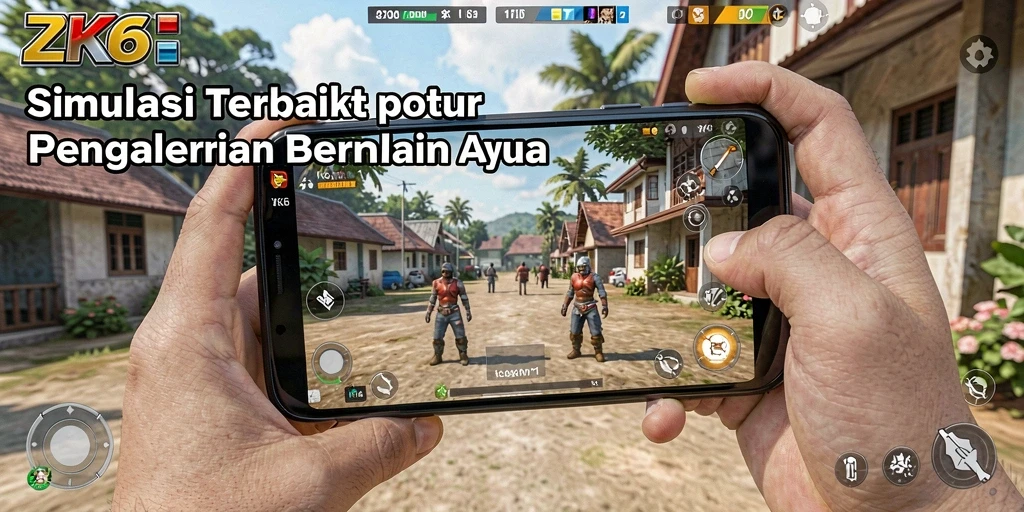 Tampilan gameplay ZK6 dengan elemen simulasi yang menarik.