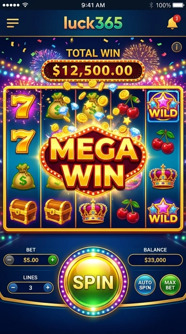 Tangkapan layar aplikasi luck365 yang menampilkan beragam pilihan aplikasi.